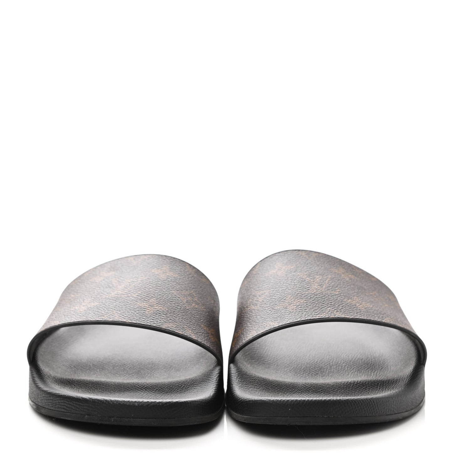 Rubber Monogram Mens Waterfront Mules 11 Macassar