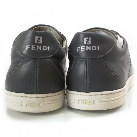 Vitello Perforated Sneakers 8 Grigio