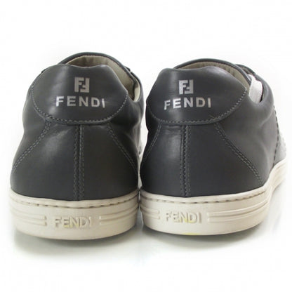 Fendi Vitello Perforated Sneakers 8 Grigio 3 of 8