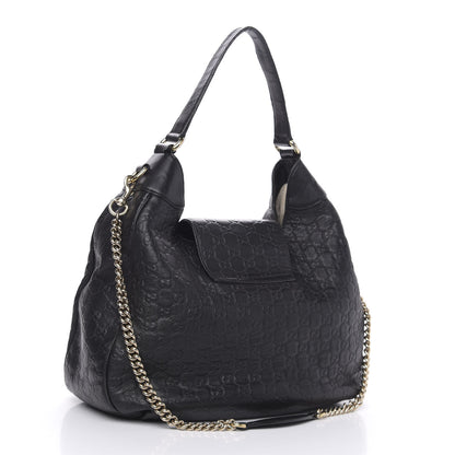 Gucci Guccissima Medium Emily Hobo Black 4 of 19