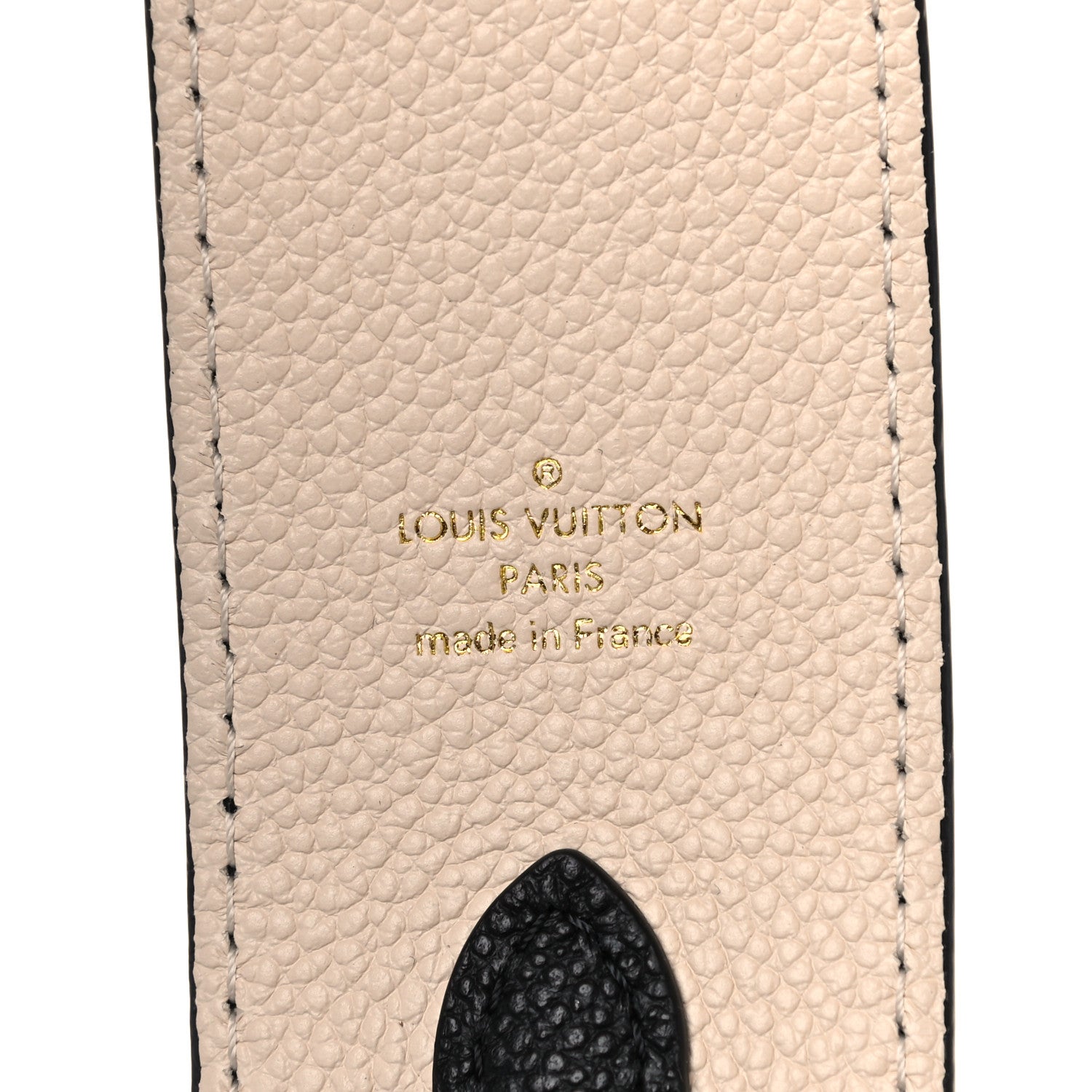 Louis Vuitton Empreinte Monogram Bandouliere Shoulder Strap Black Beige 3 of 4