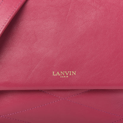 Lanvin Lambskin Mini Sugar Flap Shoulder Bag Pink 9 of 9