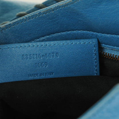 Balenciaga Agneau Classic Hardware Velo Bleu Indigo 8 of 13