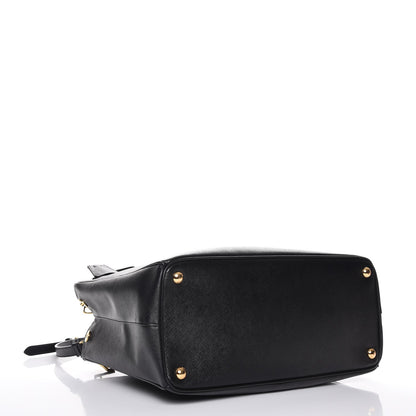 Prada Saffiano Medium Galleria Double Zip Tote Black 5 of 9