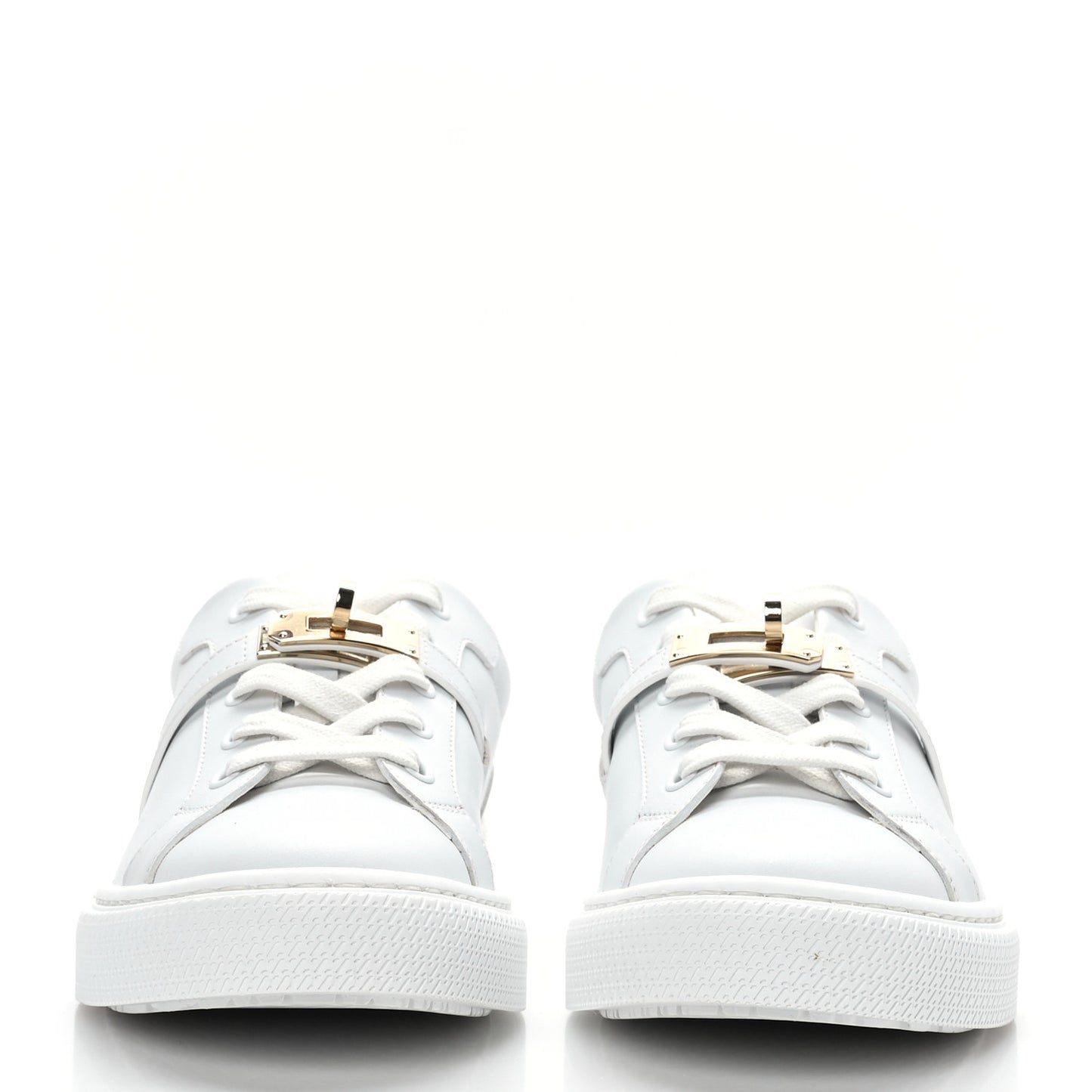 Calfskin Day Sneakers 37.5 White