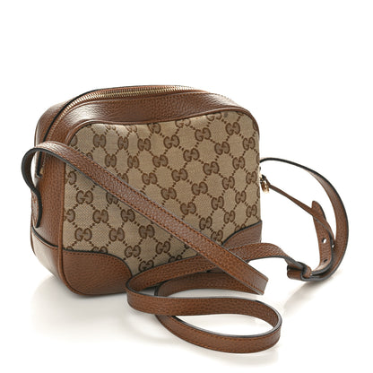 Gucci Monogram Mini Bree Messenger Bag Beige Tabacco 3 of 10
