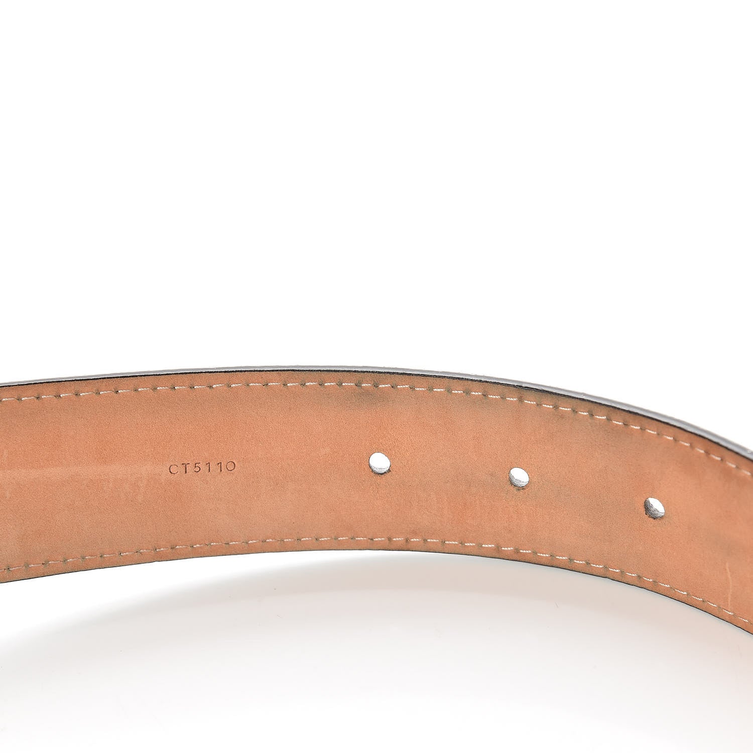 Louis Vuitton Monogram LV Cut Belt 85 34 9 of 11