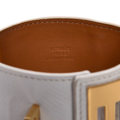 Hermes Epsom Collier de Chien CDC Bracelet S White 6 of 6