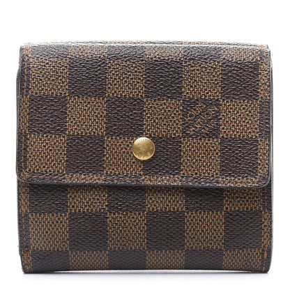 Louis Vuitton Damier Ebene Elise Wallet 1 of 9