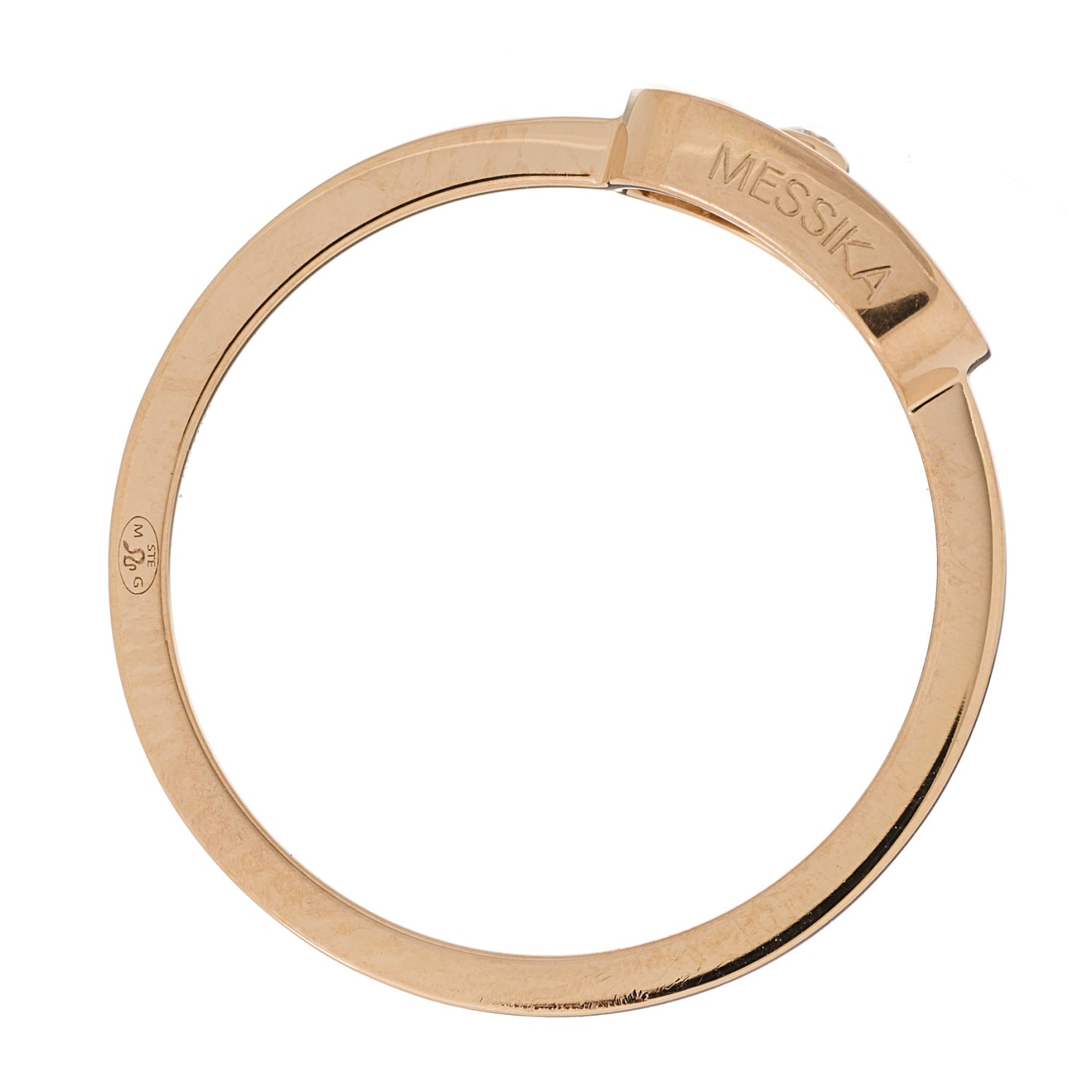 18K Rose Gold Diamond Move Uno Ring 55 7.25