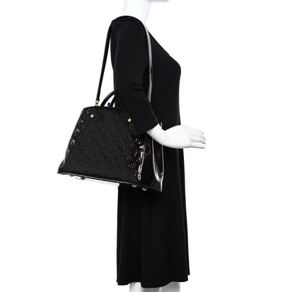 Louis Vuitton Vernis Montaigne MM Amarante 2 of 10