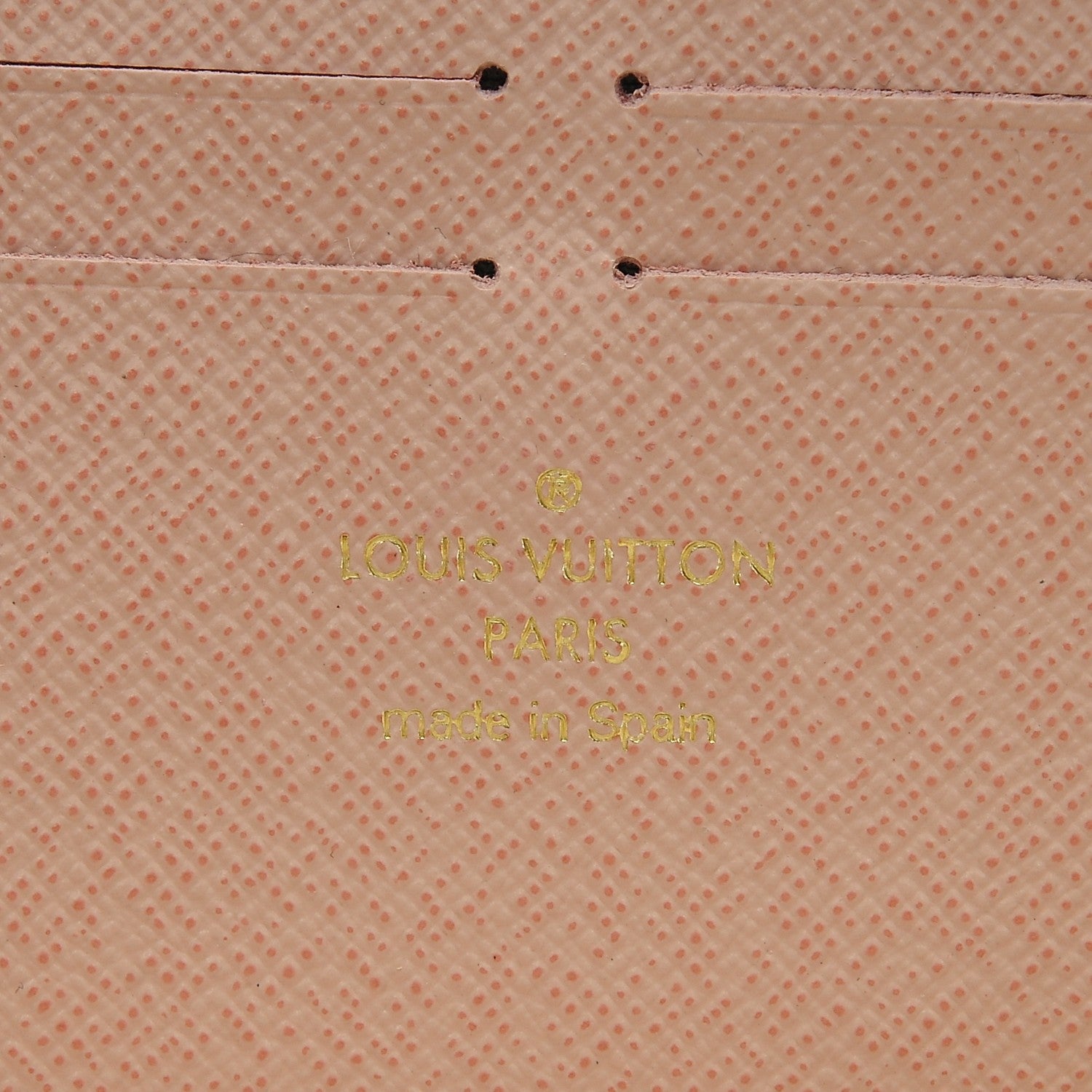 Louis Vuitton Damier Azur Clemence Wallet Rose Ballerine 6 of 6
