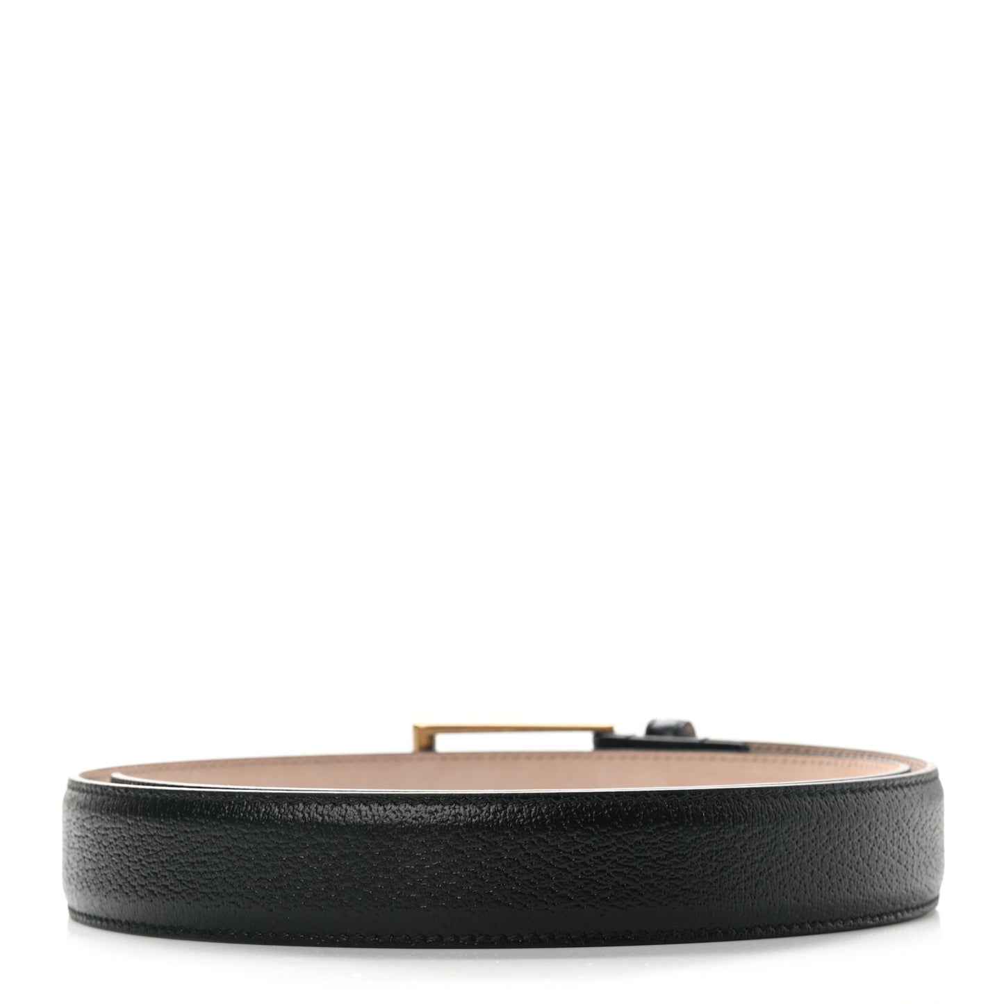 Textured Dollar Calfskin 30mm Belt 90 36 Black