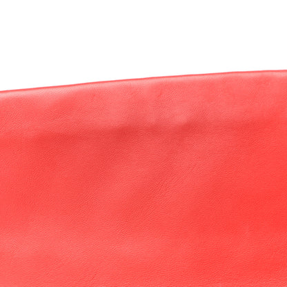 Chanel Patent Calfskin Quilted Beauty CC Clutch Red 12 of 14