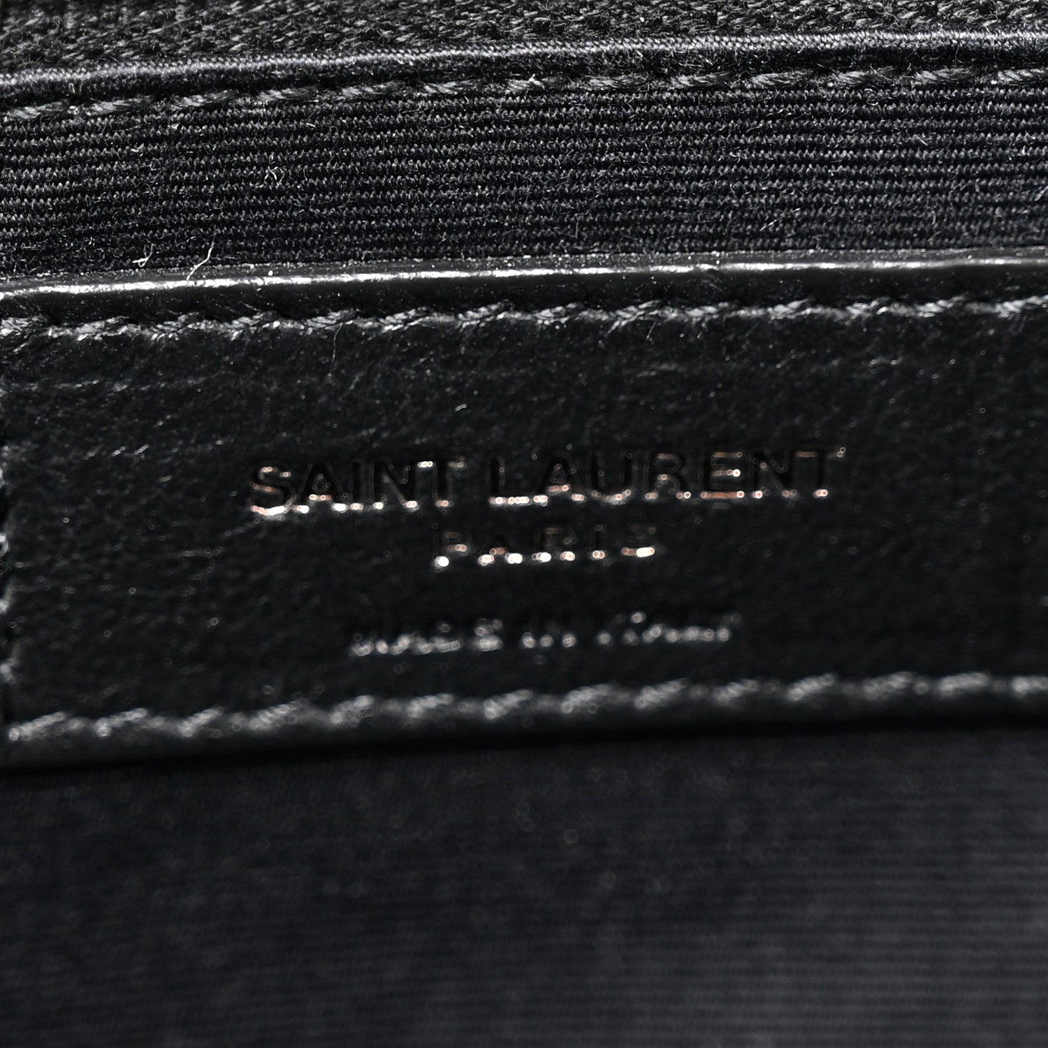 Saint Laurent Crinkled Calfskin Matelasse Monogram Medium Niki Chain Satchel Black 6 of 11