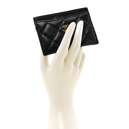 Chanel Lambskin Quilted Card Holder Black 2 of 12