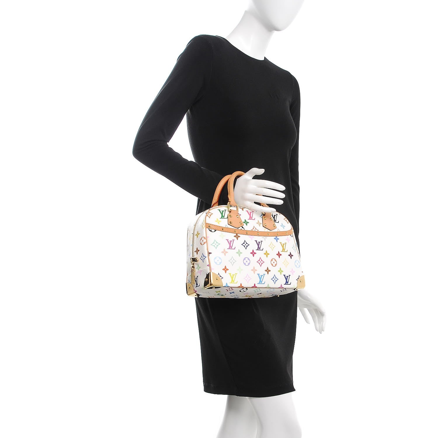 Louis Vuitton Monogram Multicolor Trouville White 2 of 8