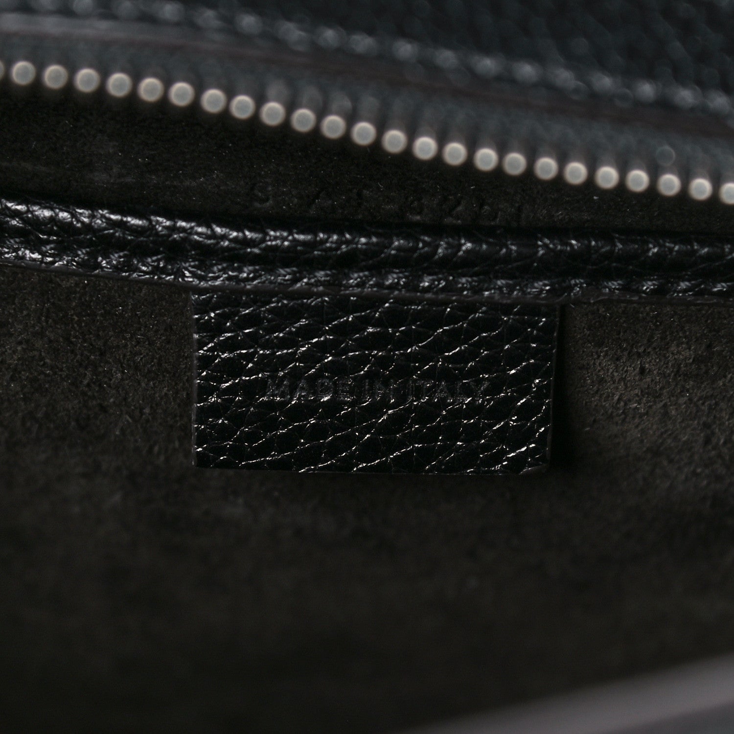Celine Drummed Calfskin Nano Luggage Black 6 of 14