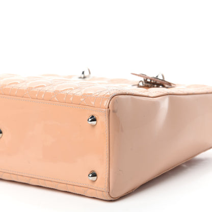 Christian Dior Patent Cannage Large Lady Dior Beige 7 of 10
