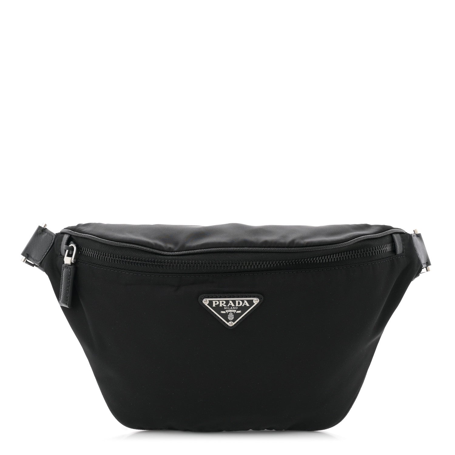 Prada Re-Nylon Saffiano Belt Bag Black 1 of 9