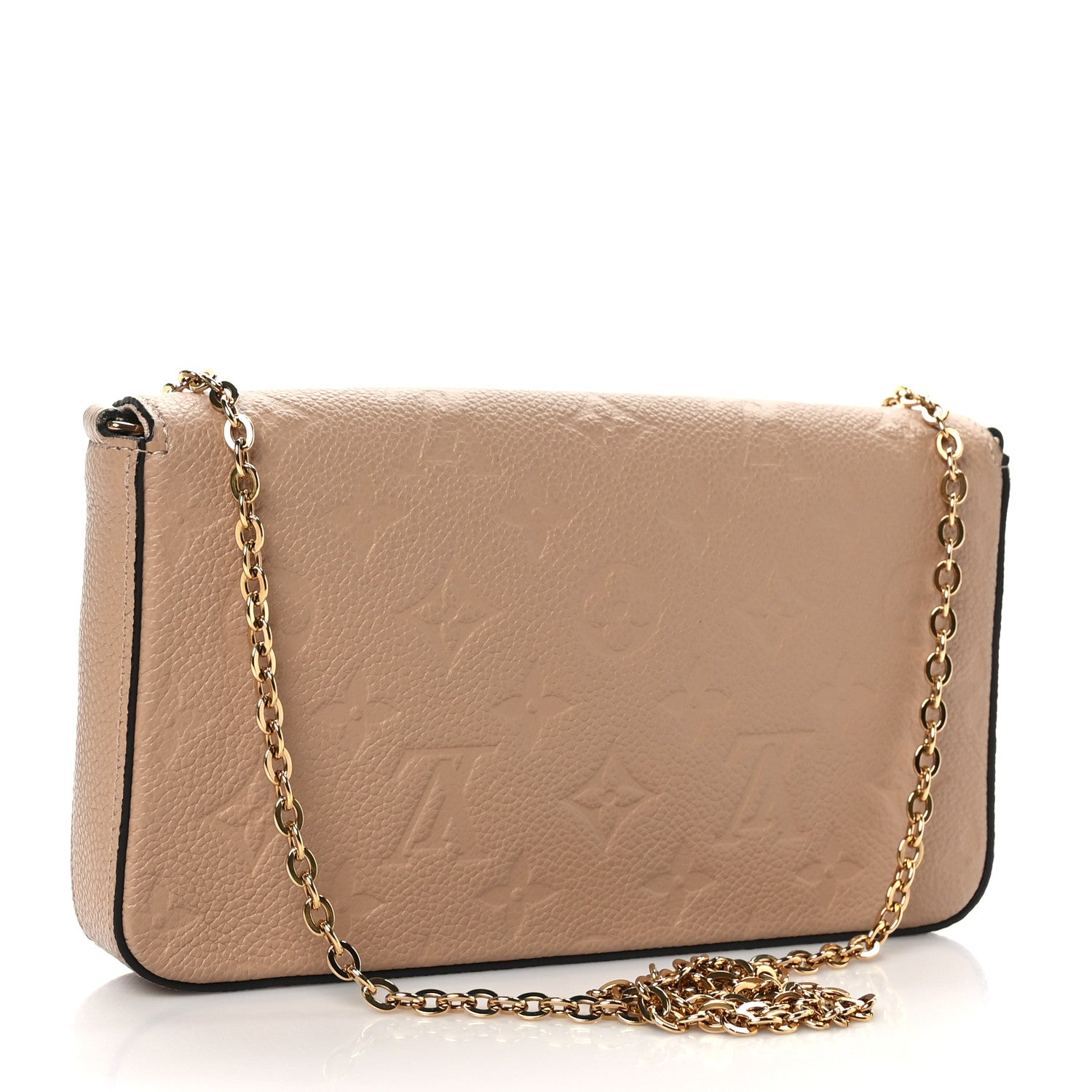 Louis Vuitton Empreinte Pochette Felicie Chain Wallet Papyrus 3 of 8