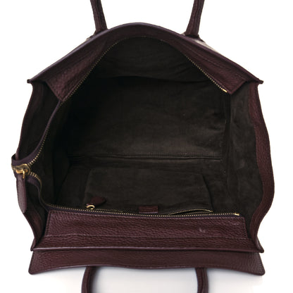 Celine Pebbled Calfskin Mini Luggage Chocolate 4 of 13