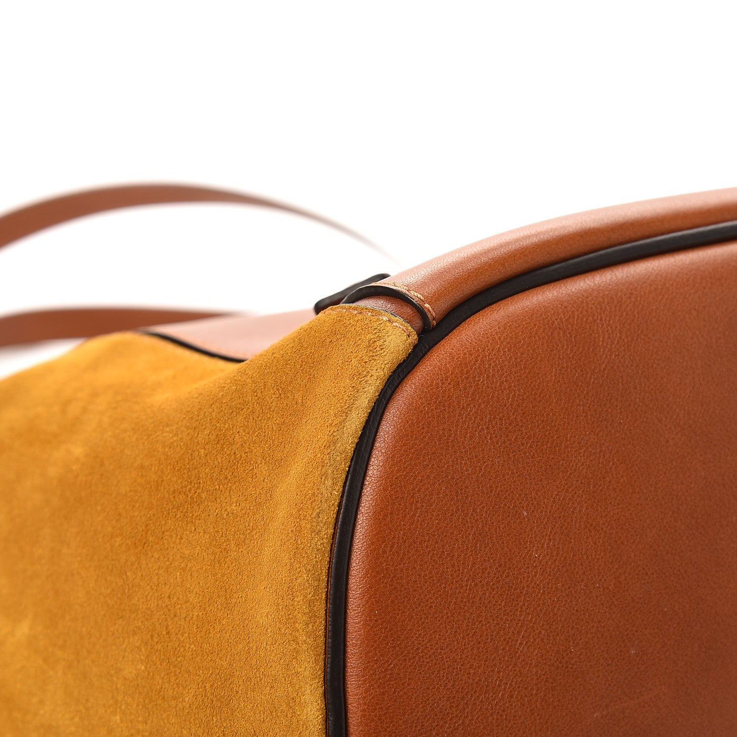 Chloe Smooth Calfskin Suede Medium Myer Double Carry Bag Caramel 10 of 11