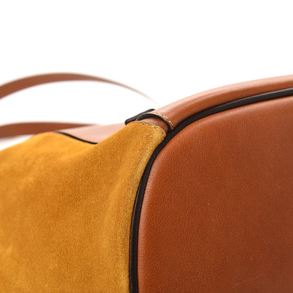Chloe Smooth Calfskin Suede Medium Myer Double Carry Bag Caramel 10 of 11