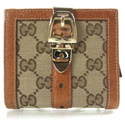 Gucci Monogram Buckle French Wallet 1 of 8