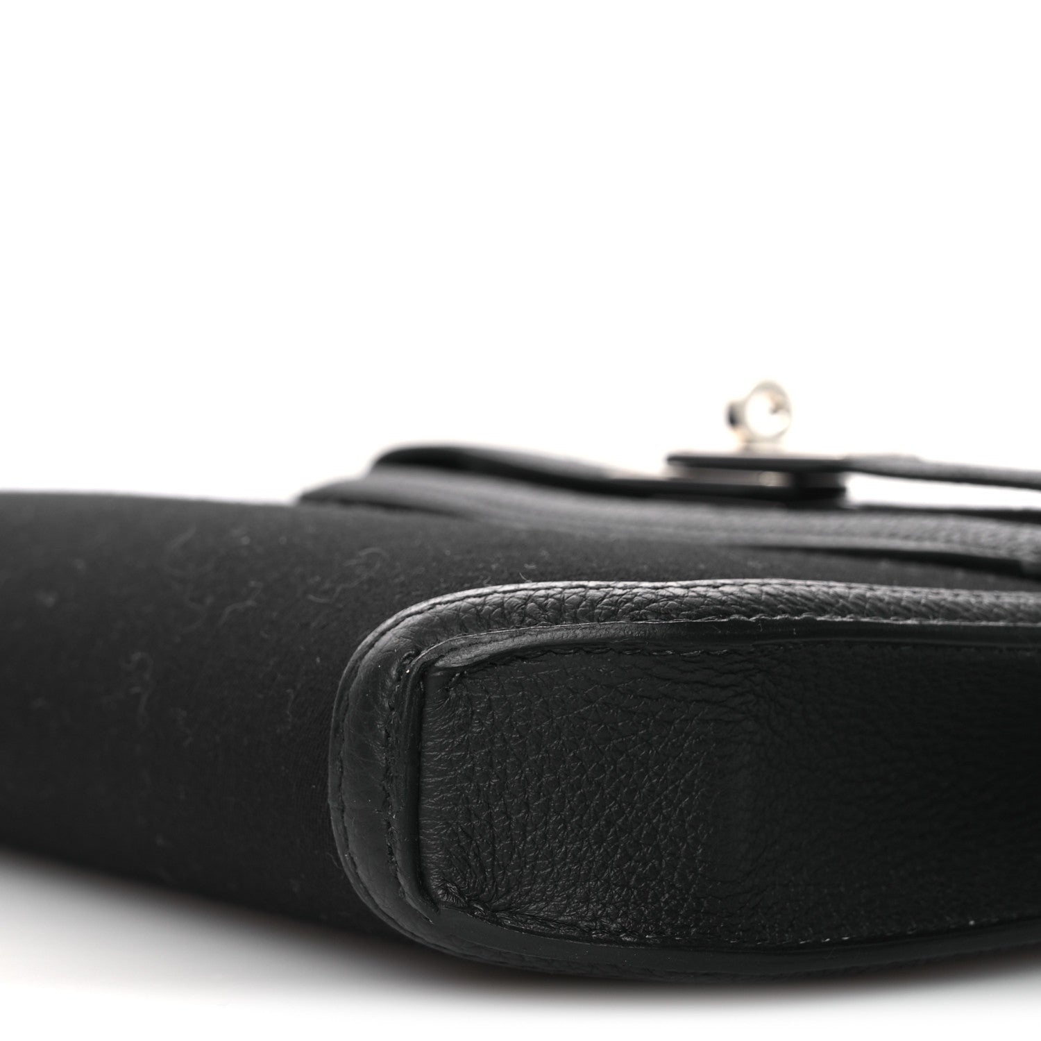 Hermes Woolycot Togo Kelly Depeches 25 Pouch Black 10 of 12