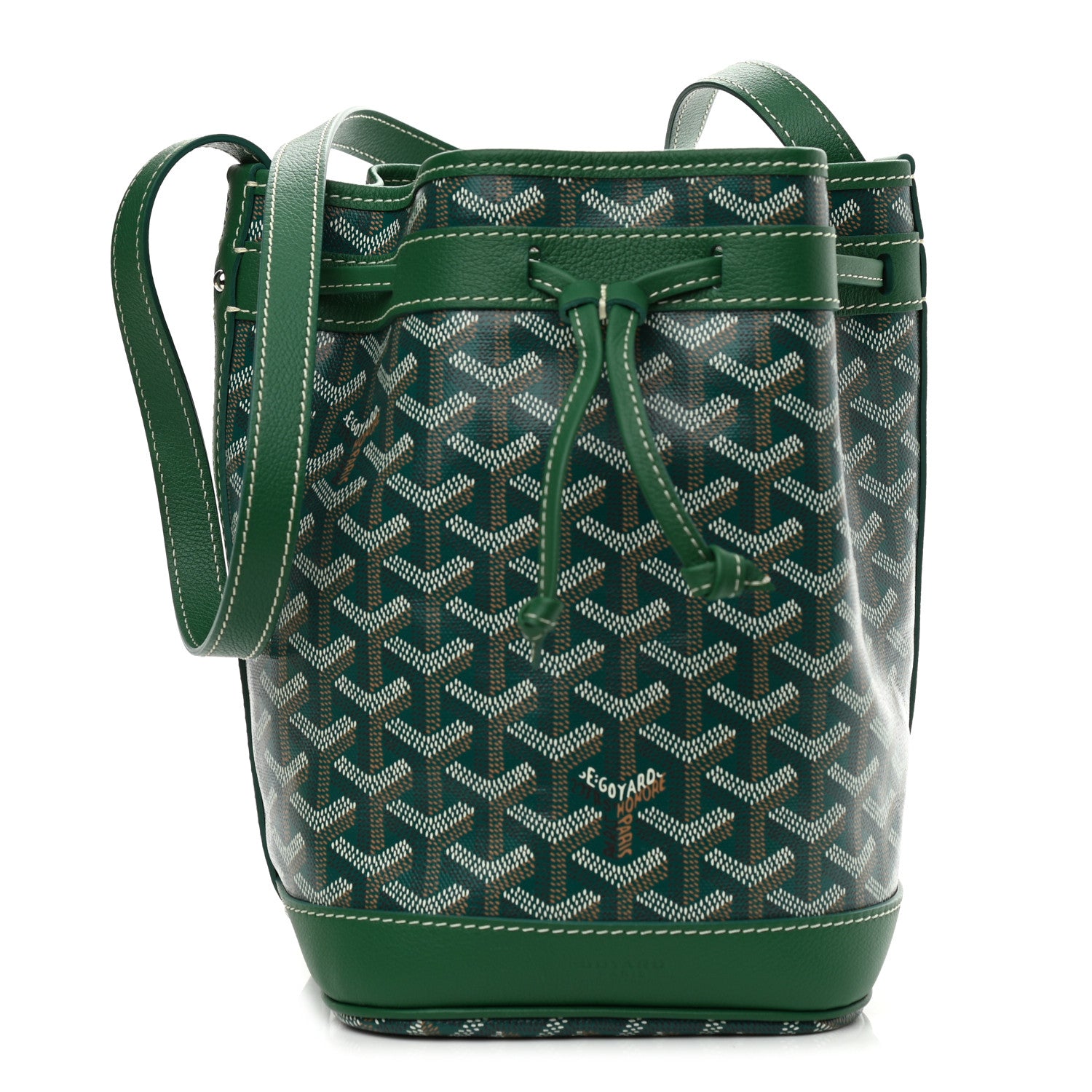 Goyard Goyardine Petit Flot Bucket Bag PM Green 1 of 9