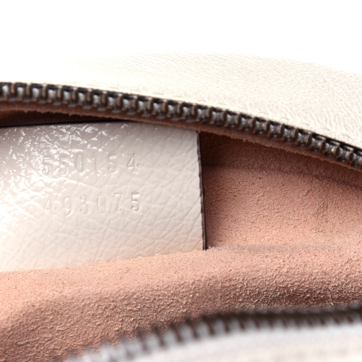 Gucci Calfskin Matelasse Mini GG Marmont Round Shoulder Bag White 7 of 12