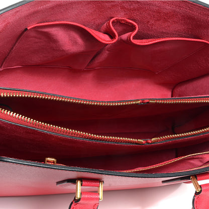 Alexander McQueen Saffiano Heroine Open Tote Red 5 of 9