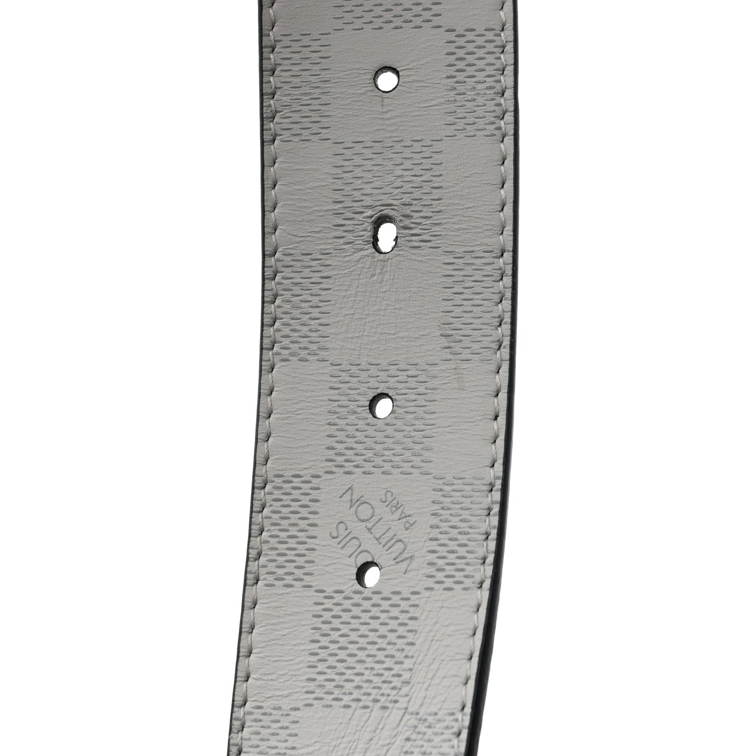Louis Vuitton Damier Graphite Damier Infini 40mm LV Initiales Reversible Belt 95 38 Gray Black 7 of 7