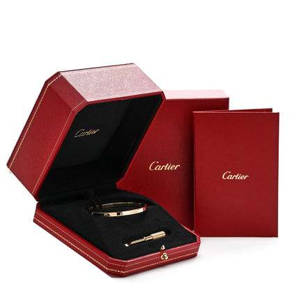 Cartier 18K Yellow Gold Small LOVE Bracelet 17 5 of 5