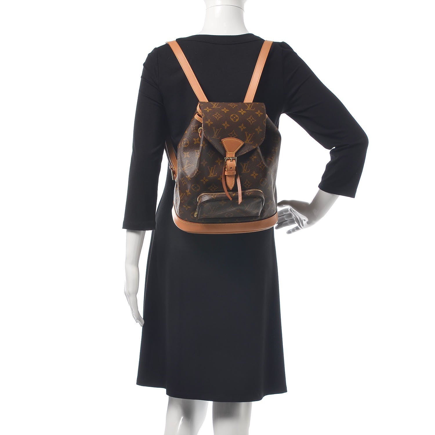 Louis Vuitton Monogram Montsouris MM Backpack 2 of 12