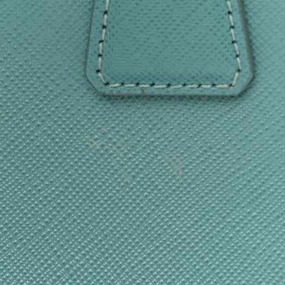 Prada Saffiano Lux Mini Galleria Double Zip Tote Anice 22 of 28