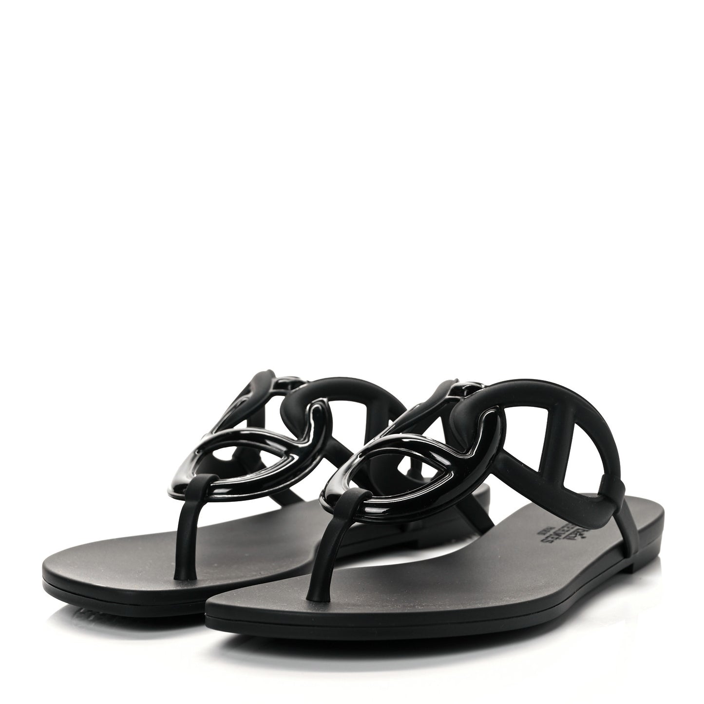 Rubber Womens Egerie Sandals 36 Black