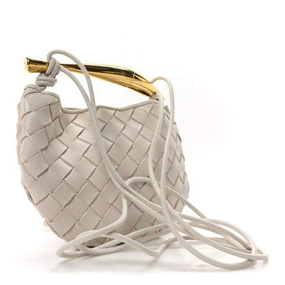 Bottega Veneta Nappa Intrecciato Mini Sardine Bag Chalk 3 of 9