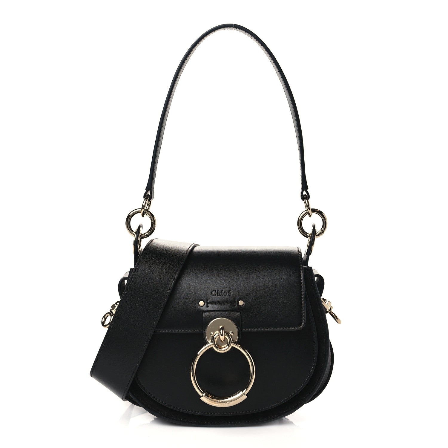 Chloe Calfskin Small Tess Bag Black 1 of 11