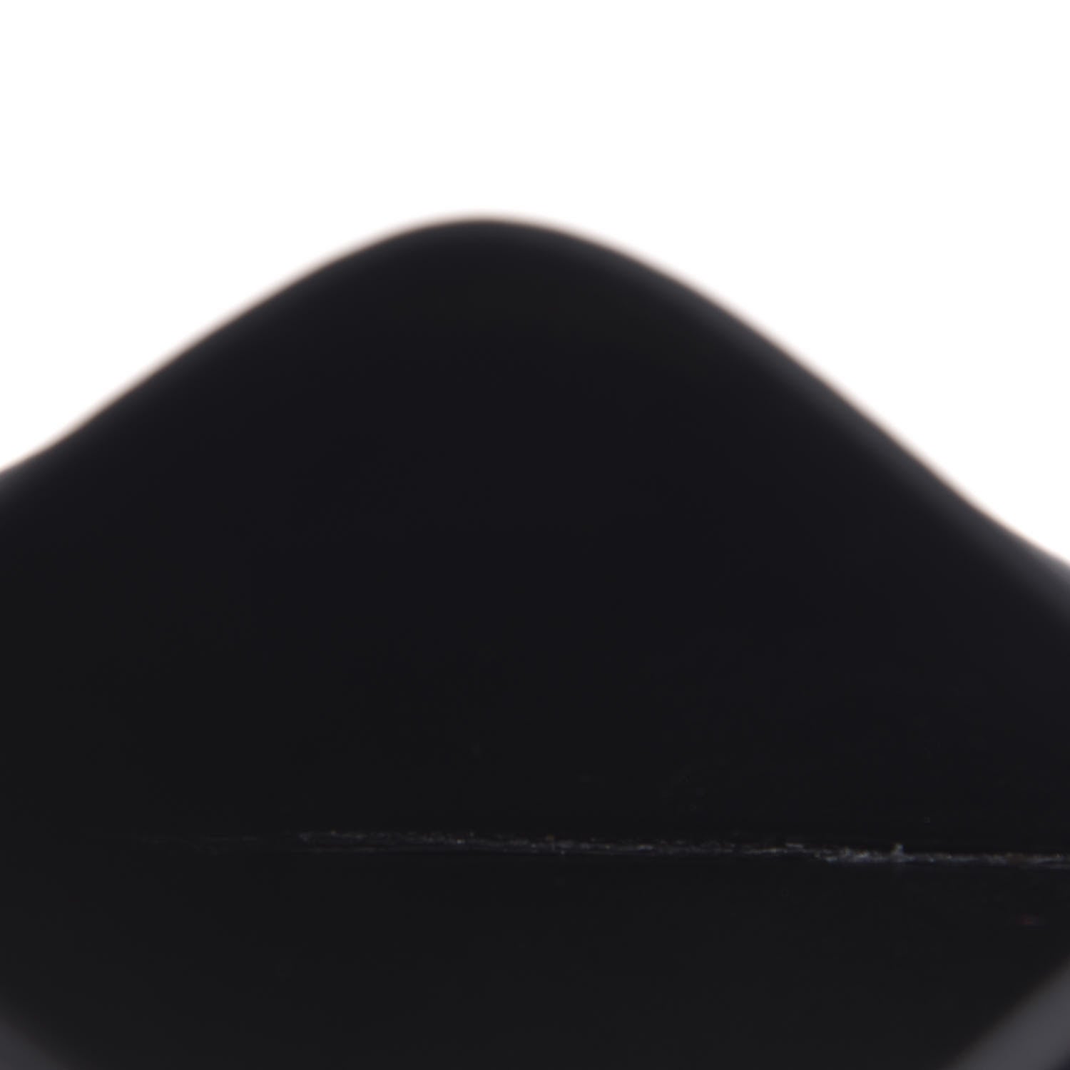 Saint Laurent Grain De Poudre Matelasse Chevron Monogram Credit Card Case Black 5 of 8