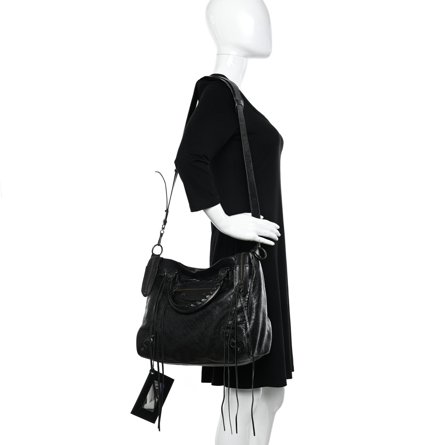Balenciaga Agneau Classic Hardware Velo Black 2 of 11