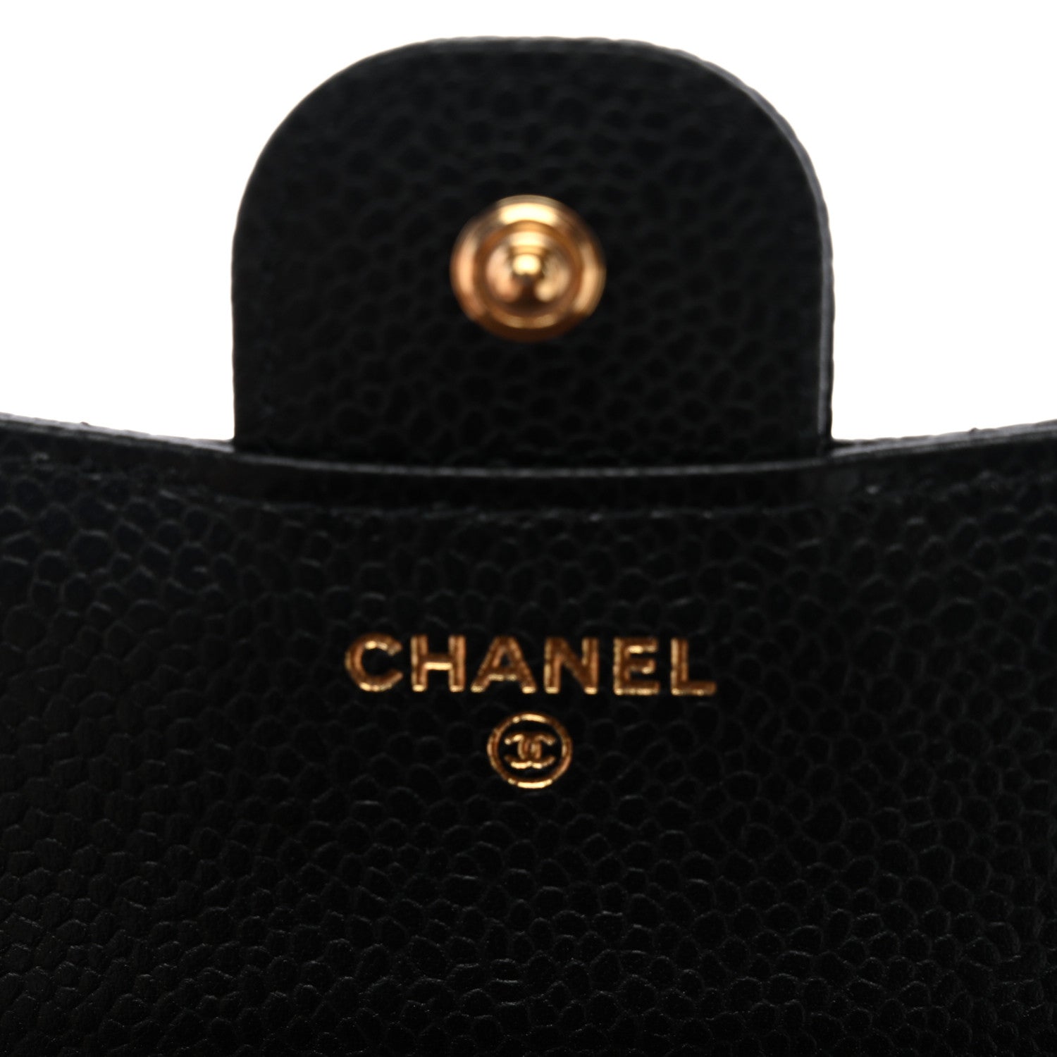 Chanel Caviar Quilted Compact Flap Wallet Black 6 of 9