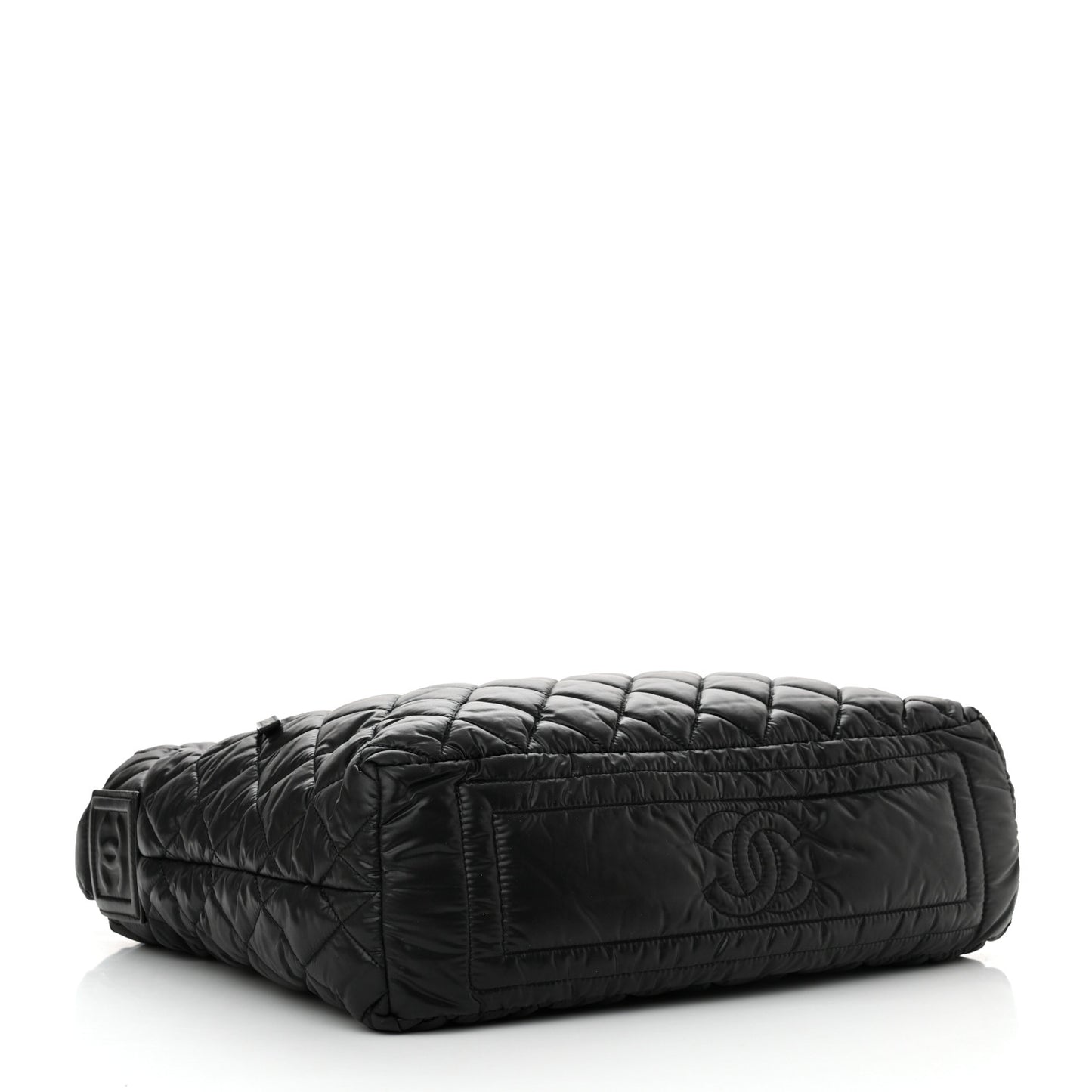 Nylon Quilted Coco Cocoon Hobo Black