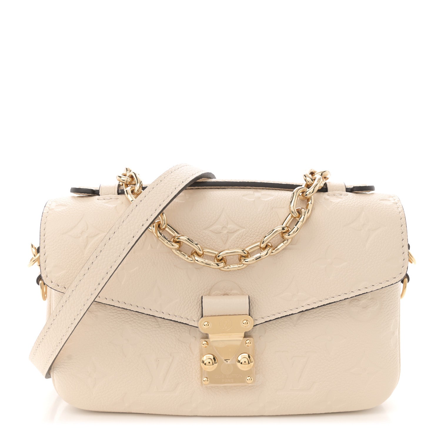 Louis Vuitton Empreinte Pochette Metis East West Cream 1 of 10