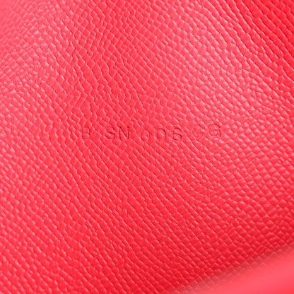 Hermes Madame Calfskin Kelly Pocket Long Wallet Rose Extreme 7 of 8