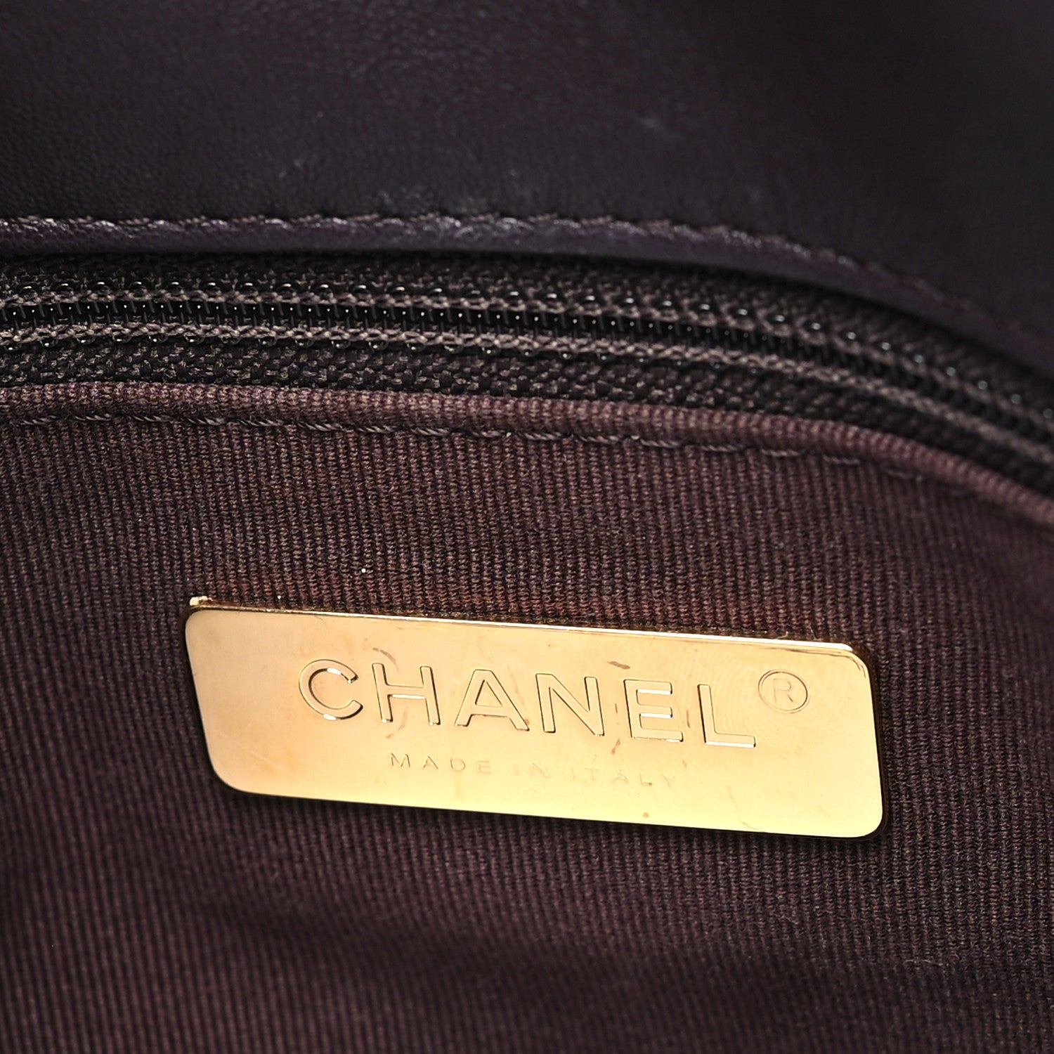 Chanel Lambskin Quilted Large Chanel 19 Flap Dark Brown 6 of 11