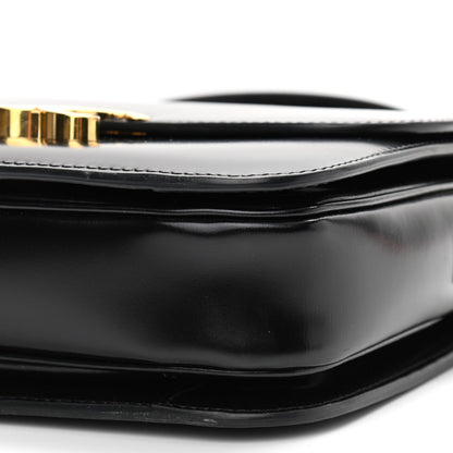 Celine Shiny Calfskin Medium Triomphe Black 11 of 15