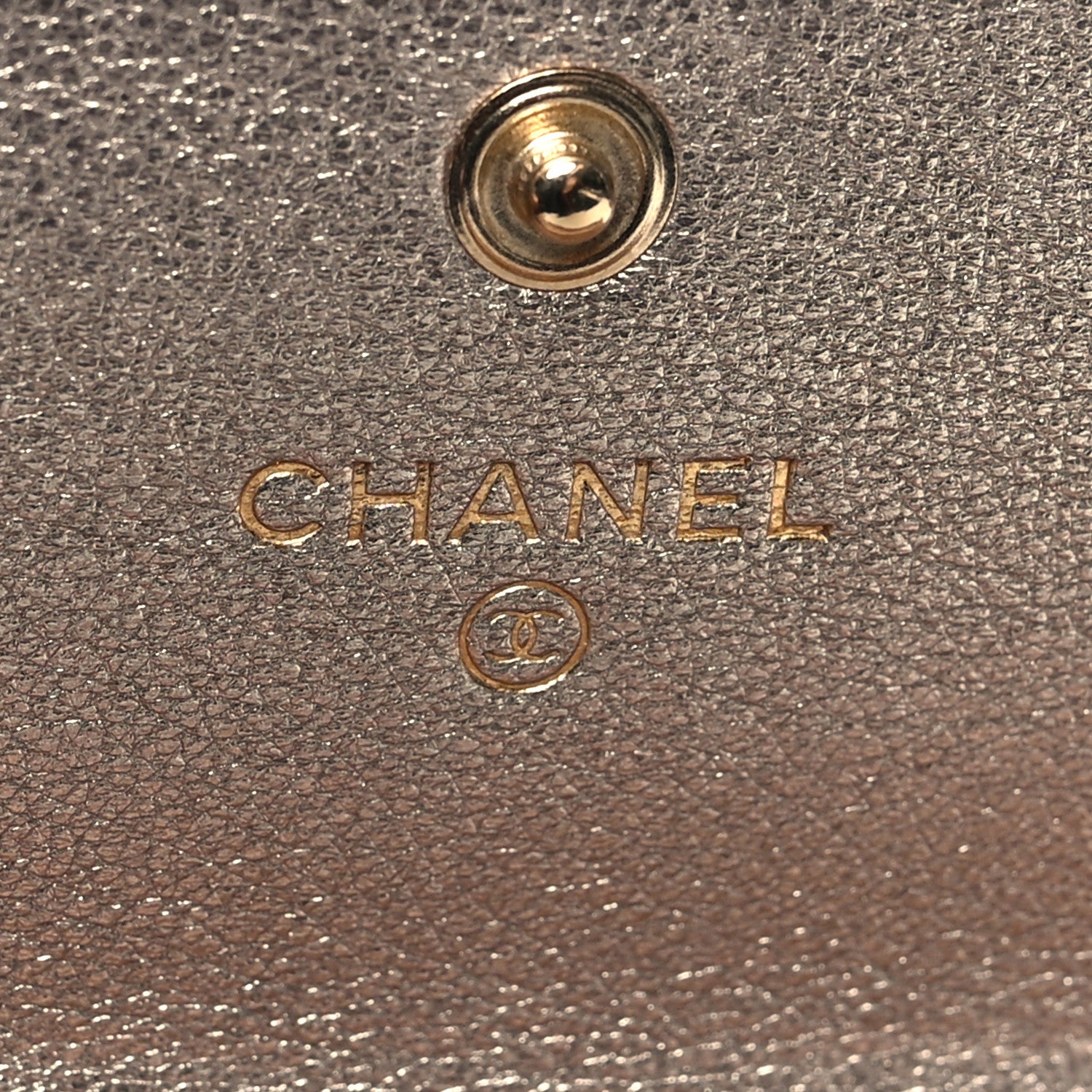 Chanel Metallic Perforated Lambskin Quilted Large Gusset Flap Wallet Light Pink 6 of 13