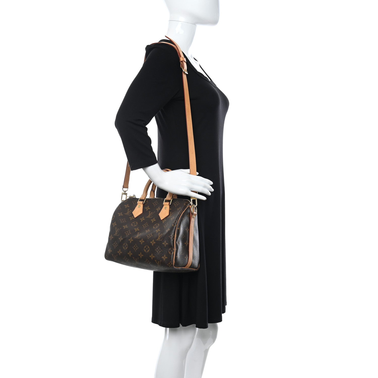 Louis Vuitton Monogram Speedy Bandouliere 25 3 of 7
